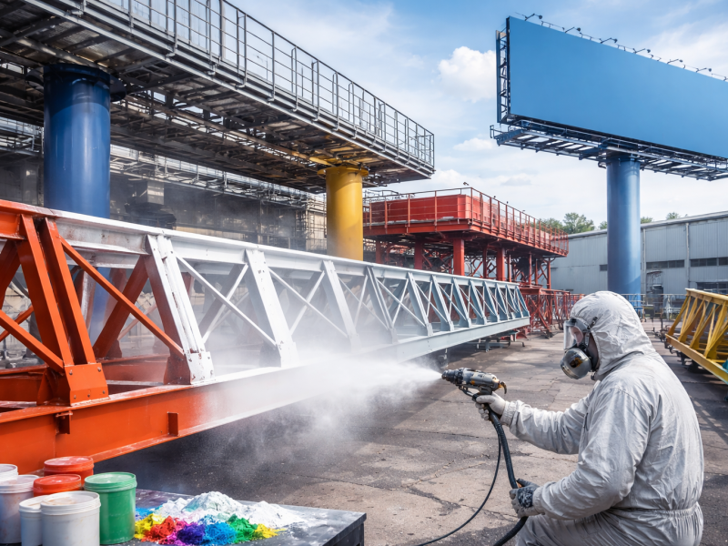 Farba proszkowa do Konstrukcji Billboardów